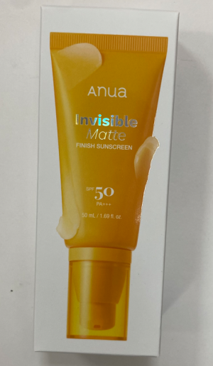 Солнцезащитный крем 50мл Anua Invisible Matte Finish Sunscreen с SPF 50+