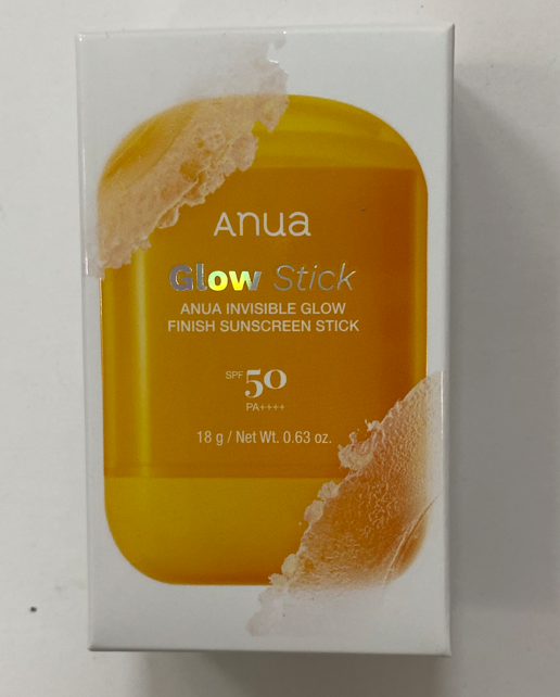 Солнцезащитный стик 18гр Anua Invisible Glow Finish Sunscreen Stick SPF 50+ PA++++