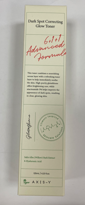 Осветляющий тонер-мист 125мл AXIS-Y Dark Spot Correcting Glow Toner