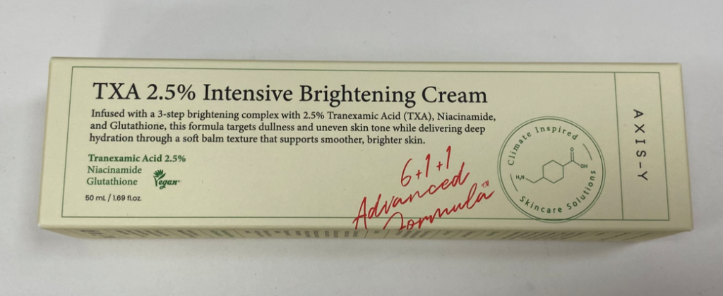 Осветляющий крем для лица 50мл AXIS-Y TXA 2.5% Intensive Brightening Cream