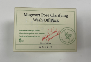 Глиняная маска для лица 100мл AXIS-Y Mugwort Pore Clarifying Wash Off Pack