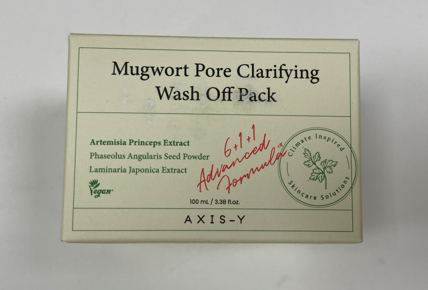 Глиняная маска для лица 100мл AXIS-Y Mugwort Pore Clarifying Wash Off Pack