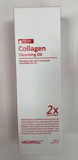 Гидрофильное масло для глубокого очищения пор 200мл MEDI-PEEL Red Lacto Collagen Cleansing Oil 2.0