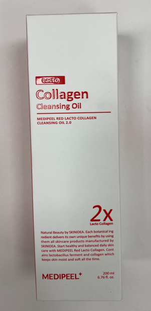 Гидрофильное масло для глубокого очищения пор 200мл MEDI-PEEL Red Lacto Collagen Cleansing Oil 2.0
