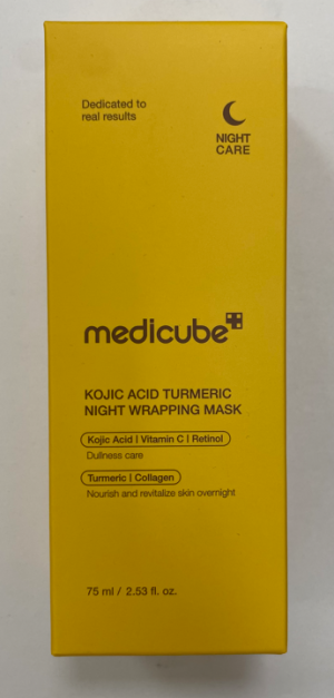Ночная плёночная маска 75мл Medicube Kojic Acid Turmeric Night Wrapping Mask