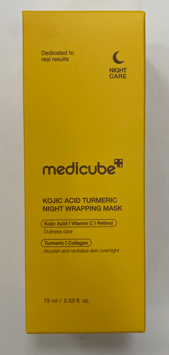 Ночная плёночная маска 75мл Medicube Kojic Acid Turmeric Night Wrapping Mask