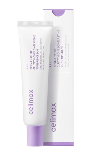 Осветляющий крем для лица 35мл Celimax Derma Nature Glutathione Longlasting Tone-Up Cream