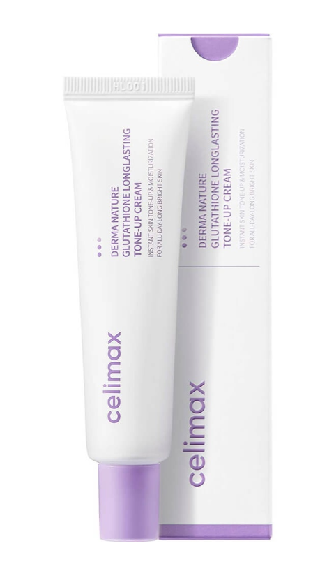 Осветляющий крем для лица 35мл Celimax Derma Nature Glutathione Longlasting Tone-Up Cream