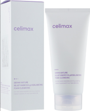 Очищающая пенка 150мл Celimax Derma Nature Relief Madecica pH Balancing Foam Cleansing