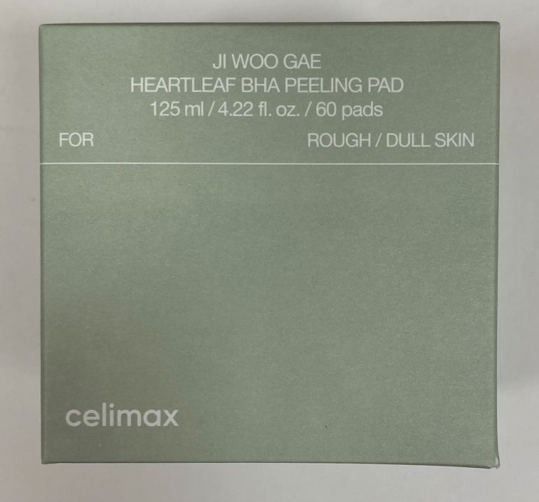 Отшелушивающие пилинг-пэды Celimax Ji Woo Gae Heartleaf BHA Peeling Pad