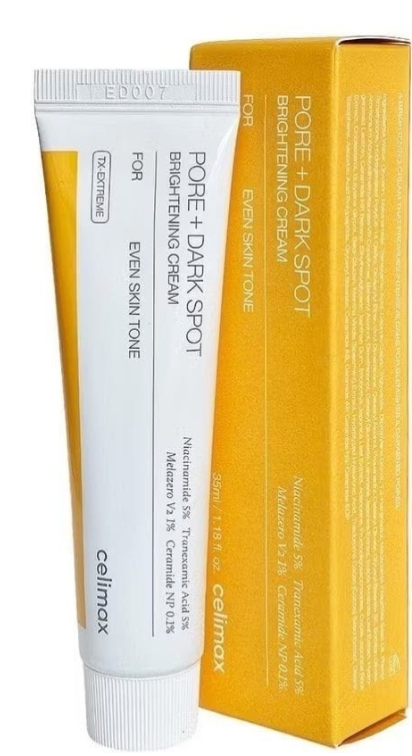 Крем для осветления 35мл Celimax Pore+Dark Spot Brightening Cream