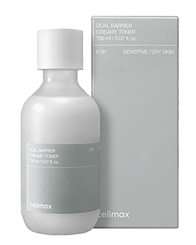 Восстанавливающий кремовый тонер 150мл Celimax Dual Barrier Creamy Toner
