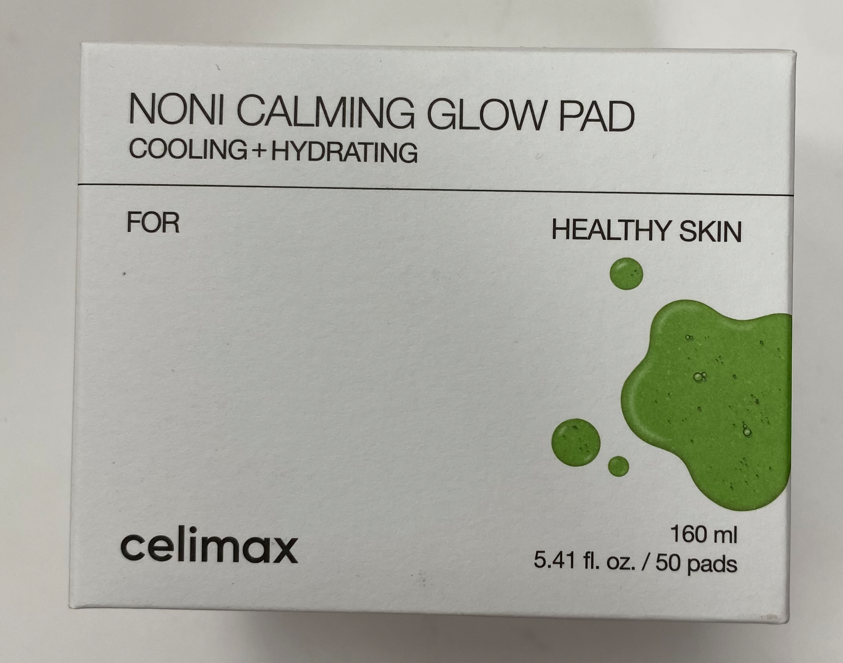 Успокаивающие тонер-пэды с экстрактом нони 160мл Celimax Noni Calming Glow Pad