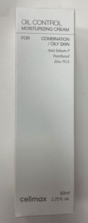 Увлажняющий крем 80мл Celimax Oil Control Moisturizing Cream