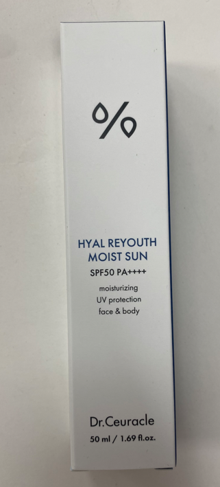 Солнцезащитный крем 50мл Dr.Ceuracle Hyal Reyouth Moist Sun SPF 50+ PA++++