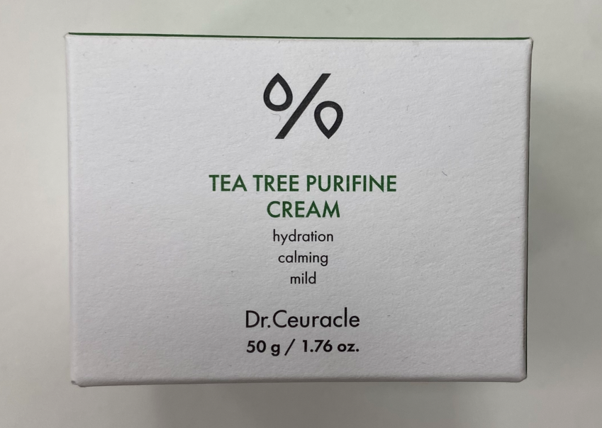 Успокаивающий крем для лица 50гр Dr.Ceuracle Tea Tree Purifine с экстрактом чайного дерева