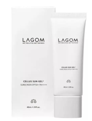 Увлажняющий солнцезащитный крем-гель 40мл Lagom Cellus Sun Gel+ SPF50+ PA++++