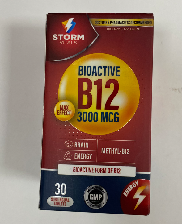 Storm Vitals Bioactive B12 3000мкг