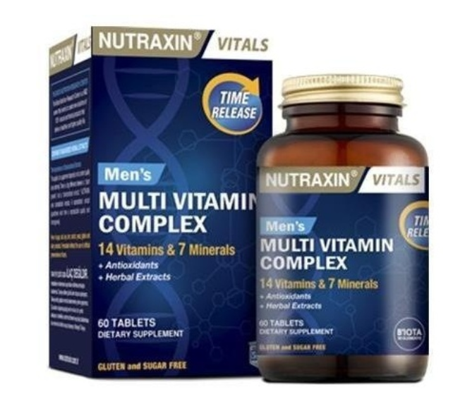 NUTRAXIN мультивитамины Mens Multi Vitamin Complex 60 таблеток
