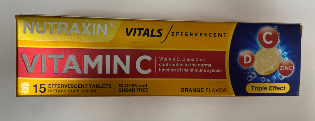 Шипучие витамины Vitamin C D + Zinc С витамин Д цинк